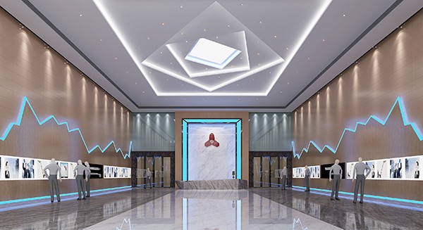 粵港工業區大堂